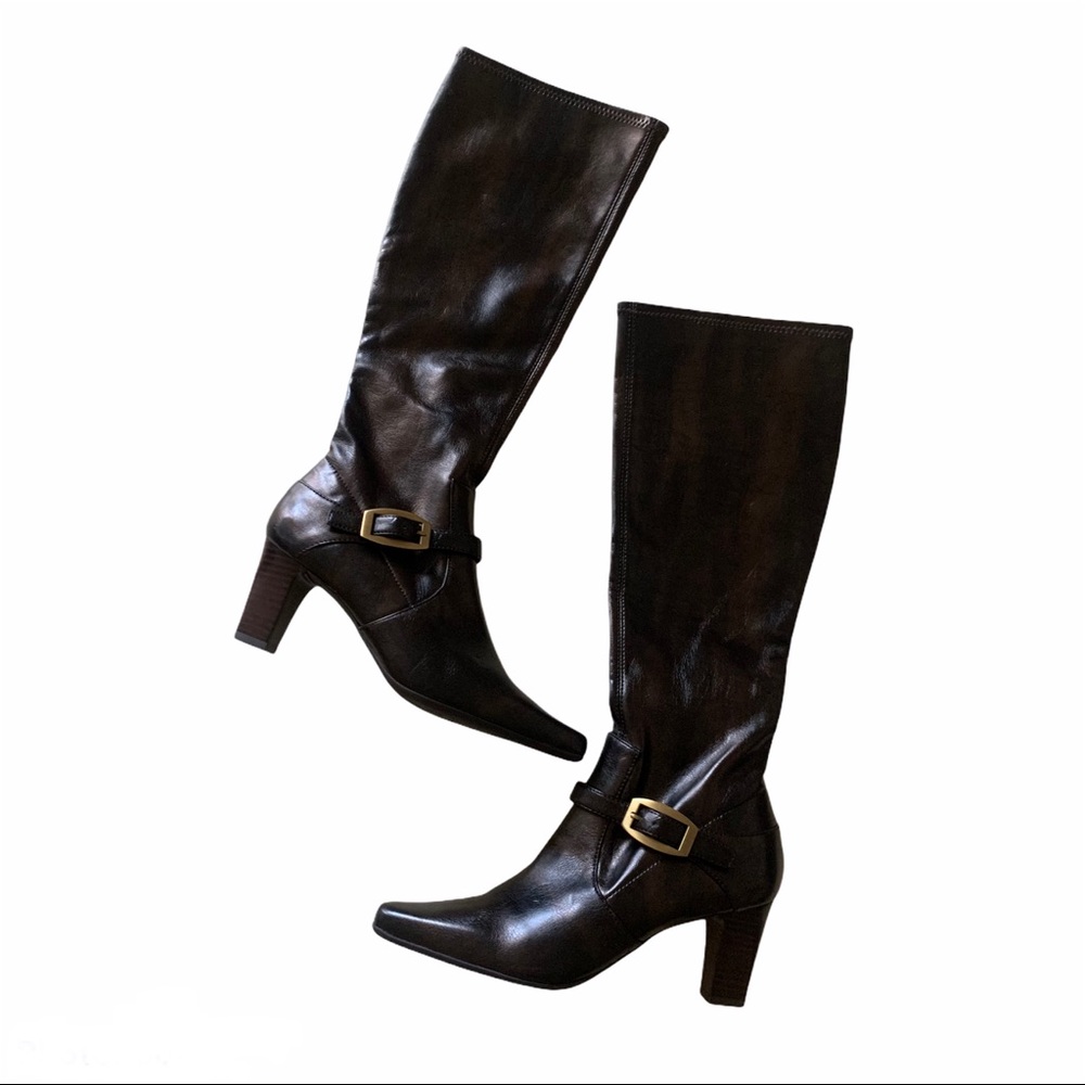 Franco Sarto Heeled Brown Boots
